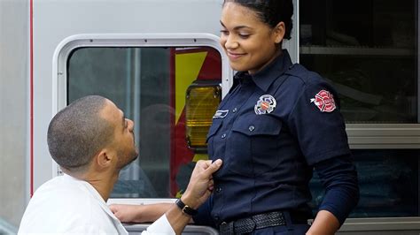 Barrett Doss Sexy Scene in Station 19